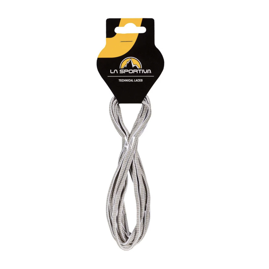 La Sportiva Dağ Ayakkabısı Bağcığı - Beyaz Açık Gri 132 cm 52 inç