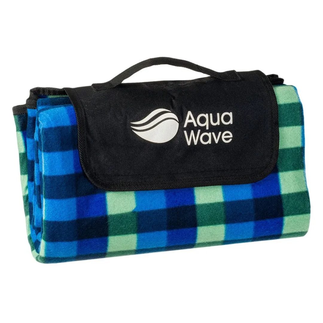 Aquawave Chequa Piknik Battaniyesi - Mavi Kareli
