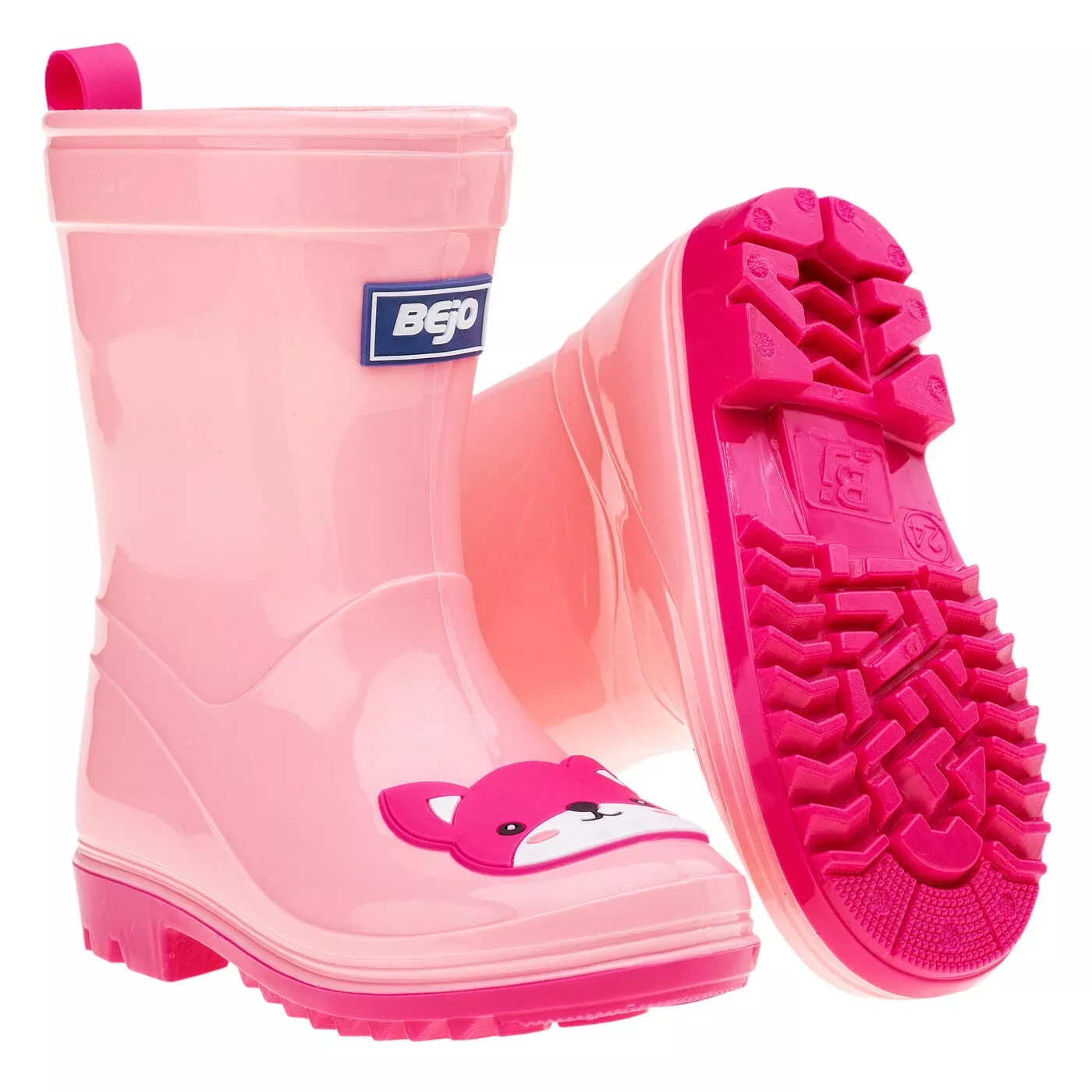 BEJO Wellies II Çocuklar İçin Yağmur Botları Pembe