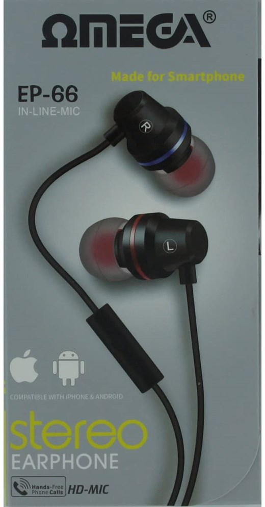 Omega EP-66 Earphone Mikrofonlu Kulaklik