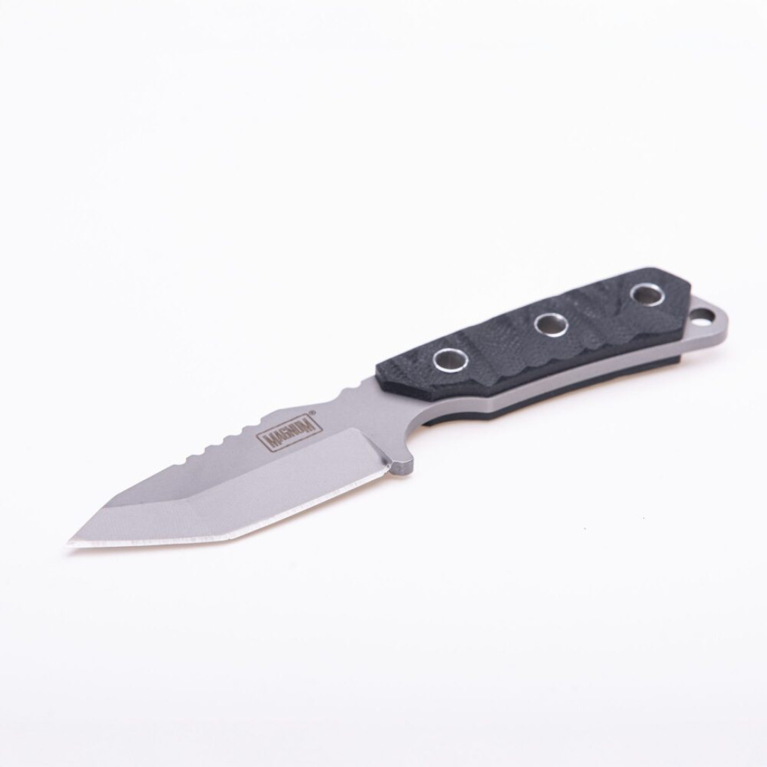 Magnum Straight Sabit Bıçak - Siyah