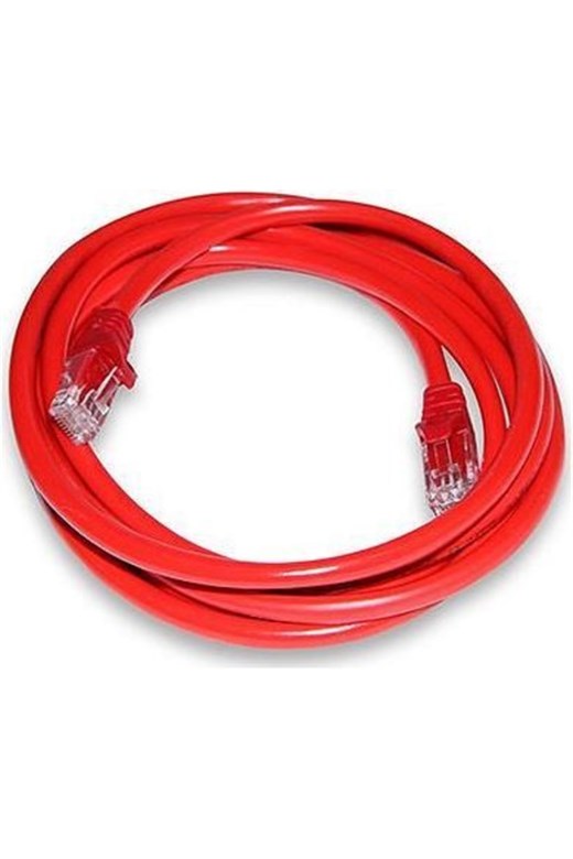 İnca CAT6 26 AWG 1 Metre Kirmizi Kablo