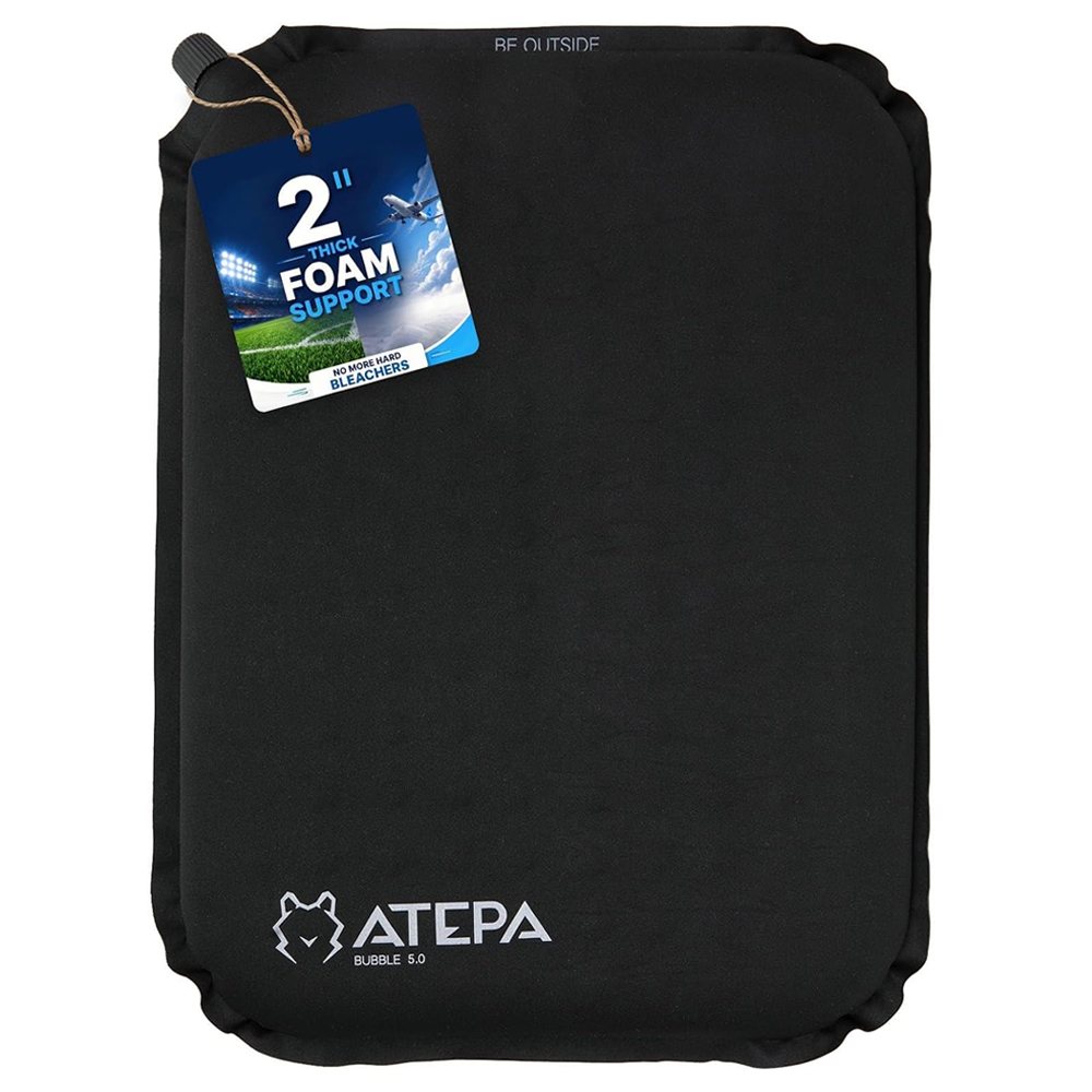 ATEPA Bubble 5.0 Şişme Kamp Minderi Siyah