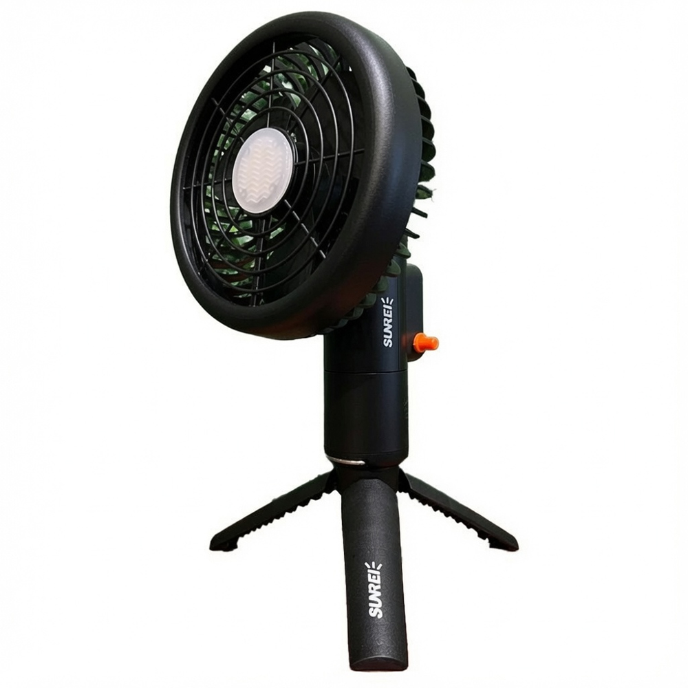 SUNREI Mini Light Fan Taşınabilir Fener & Vantilatör 7800mAh Siyah