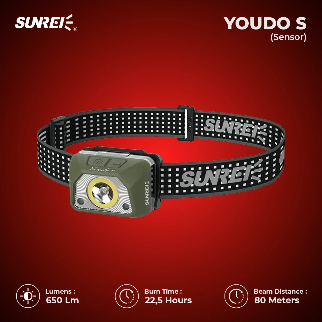 SUNREI Youdo S Sensörlü Kafa Lambası