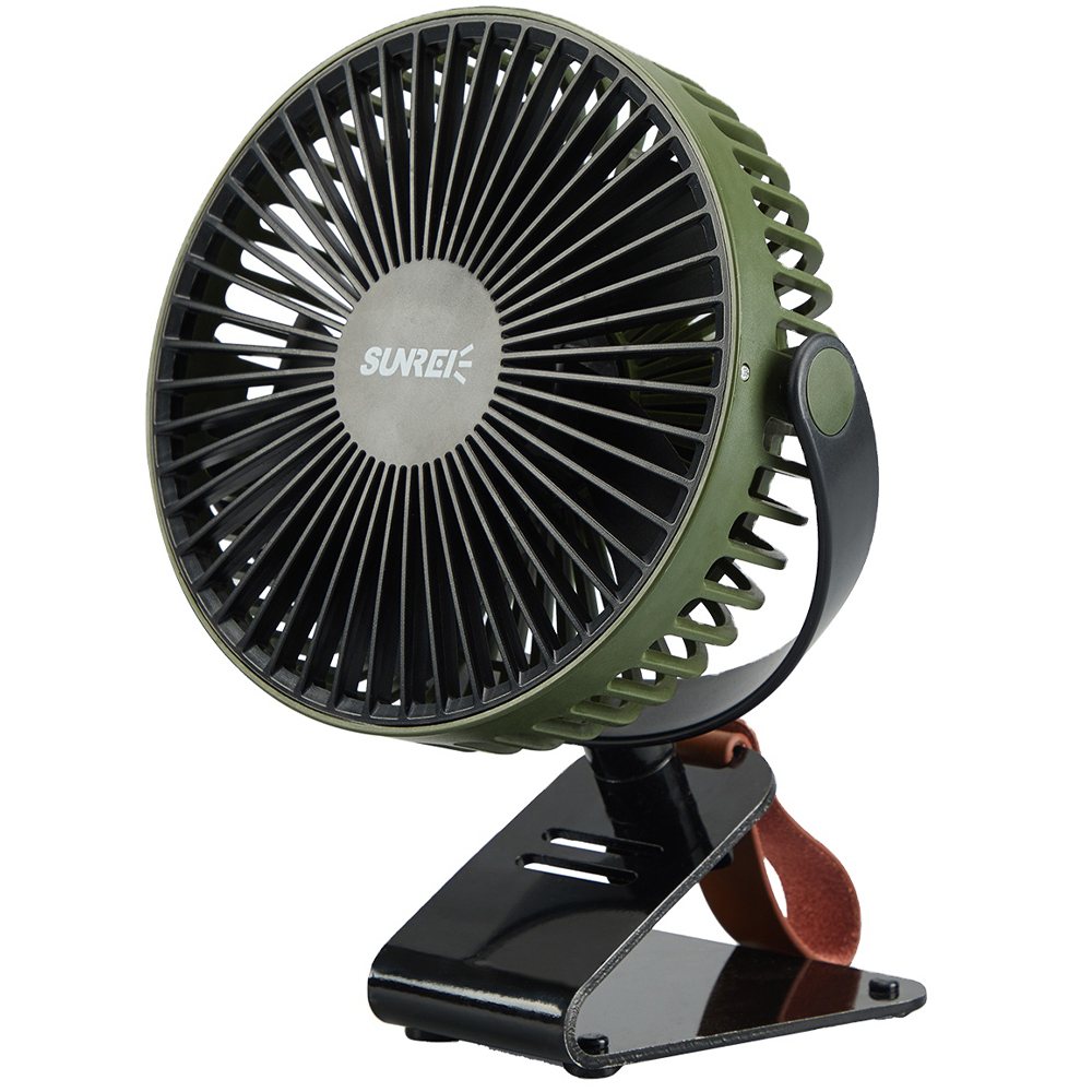 SUNREI Light Fan Mini Taşınabilir Fener & Vantilatör Yeşil 2600mAh