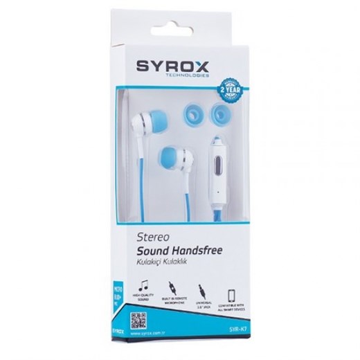 Syrox S3/S4 Renkli Kulaklik K7