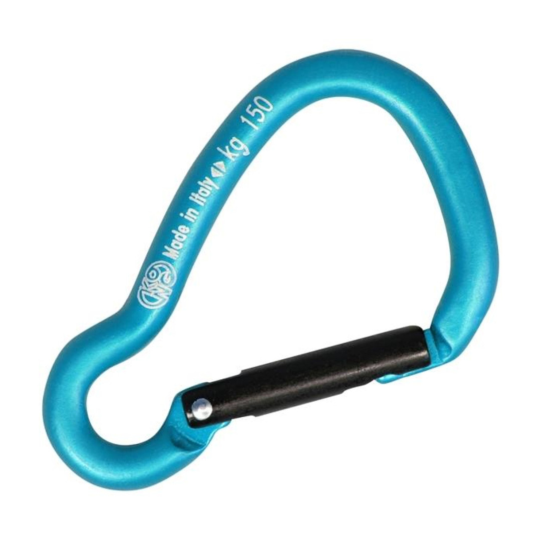 KONG Harness Karabina - Camgöbeği/Siyah (Alüminyum, Sz.6)