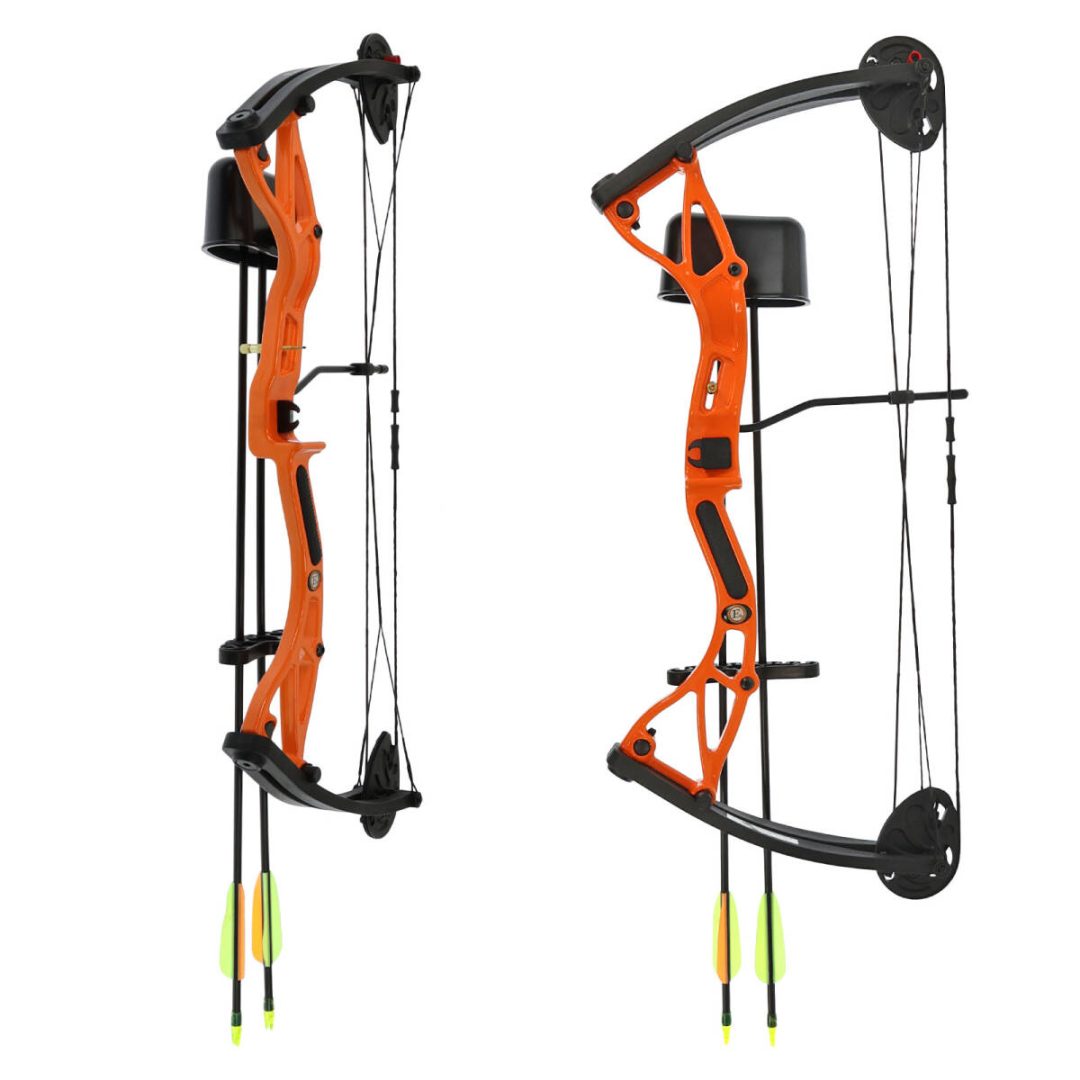 EK Archery Buster Genç Compound Yay 15-29 lb, 17"-26", Turuncu