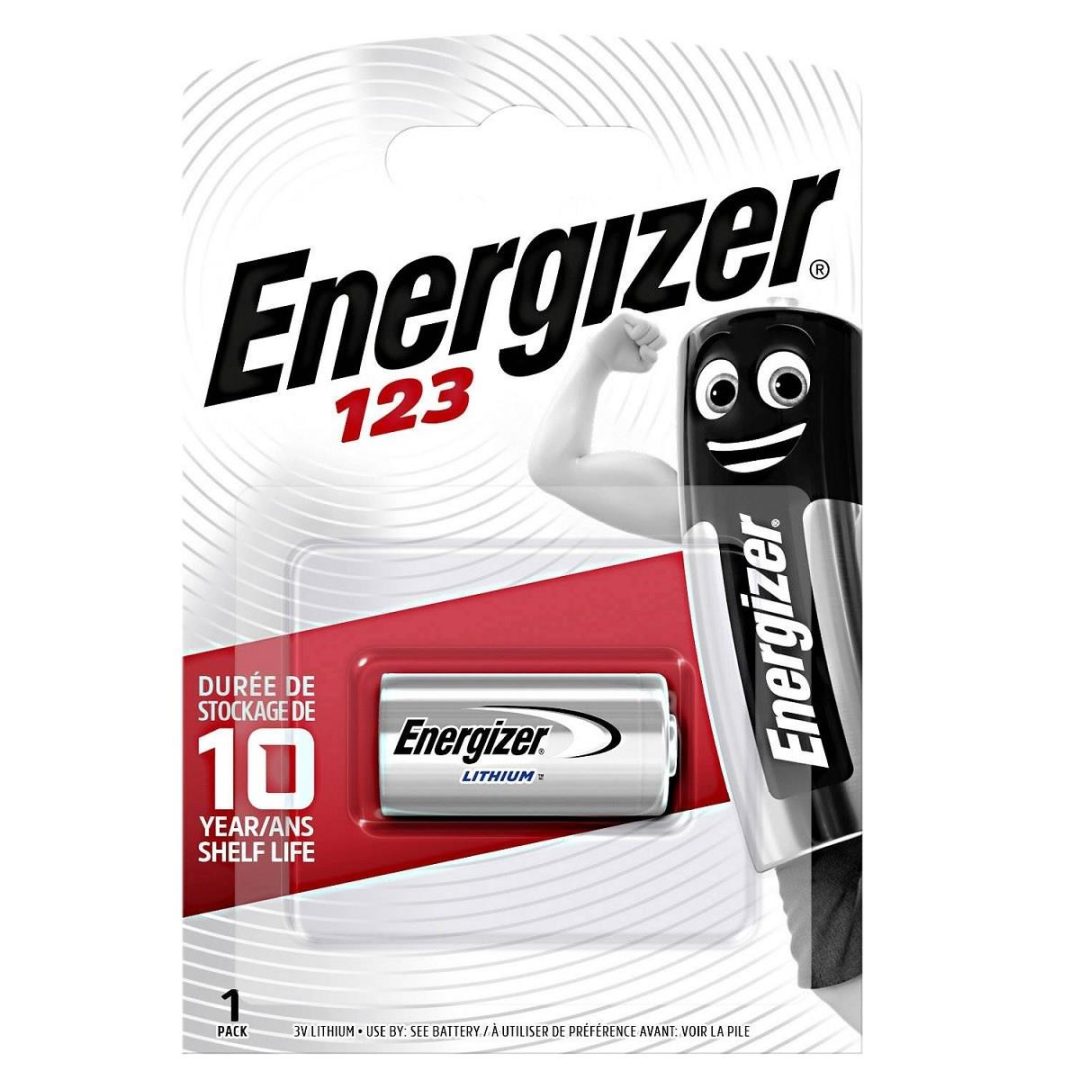 Energiser Lityum CR123 - Tekli Blıster