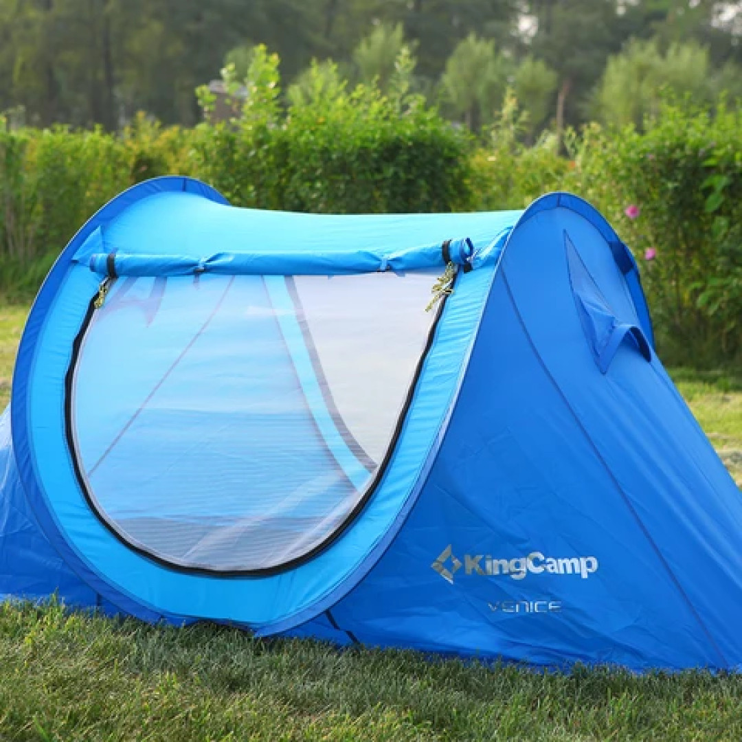 King Camp Venice 2-Person Pop-up Tent Blue