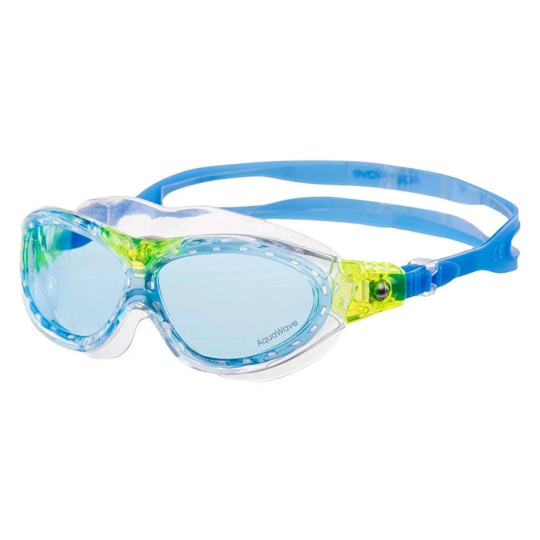 Aquawave Flexa Jr Yüzme Gözlüğü - Mavi/Lime/Şeffaf