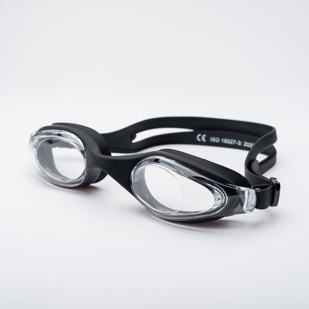 MARTES STIRO Swimming Goggles BLACK/TRANSPARENT