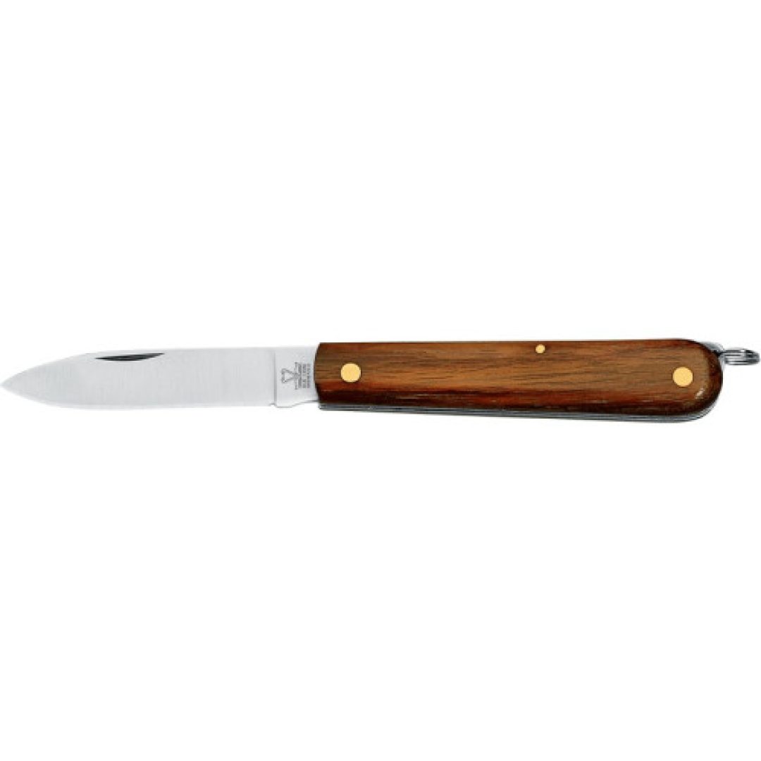 Due Cingi Folding Knife With Wooden Handle 18cm