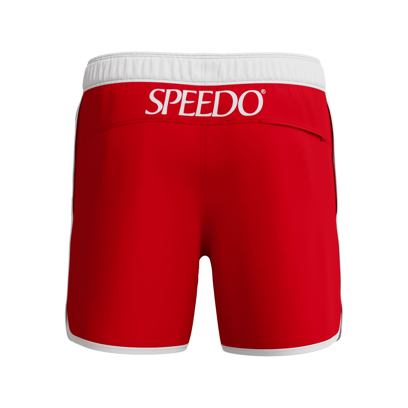 Speedo Logo Volley 16″ — красные мужские шорты для плавания