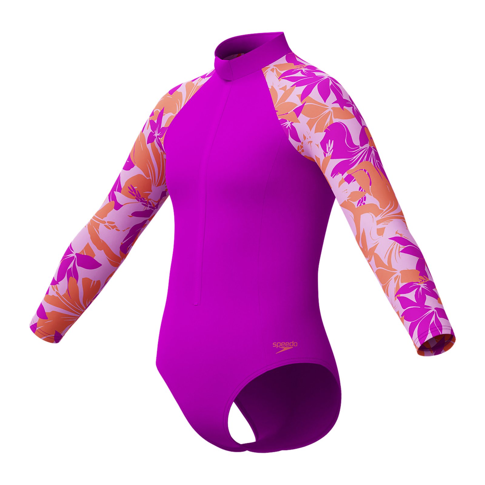 Speedo PT LS Swimsuıt JF Pink Mayo