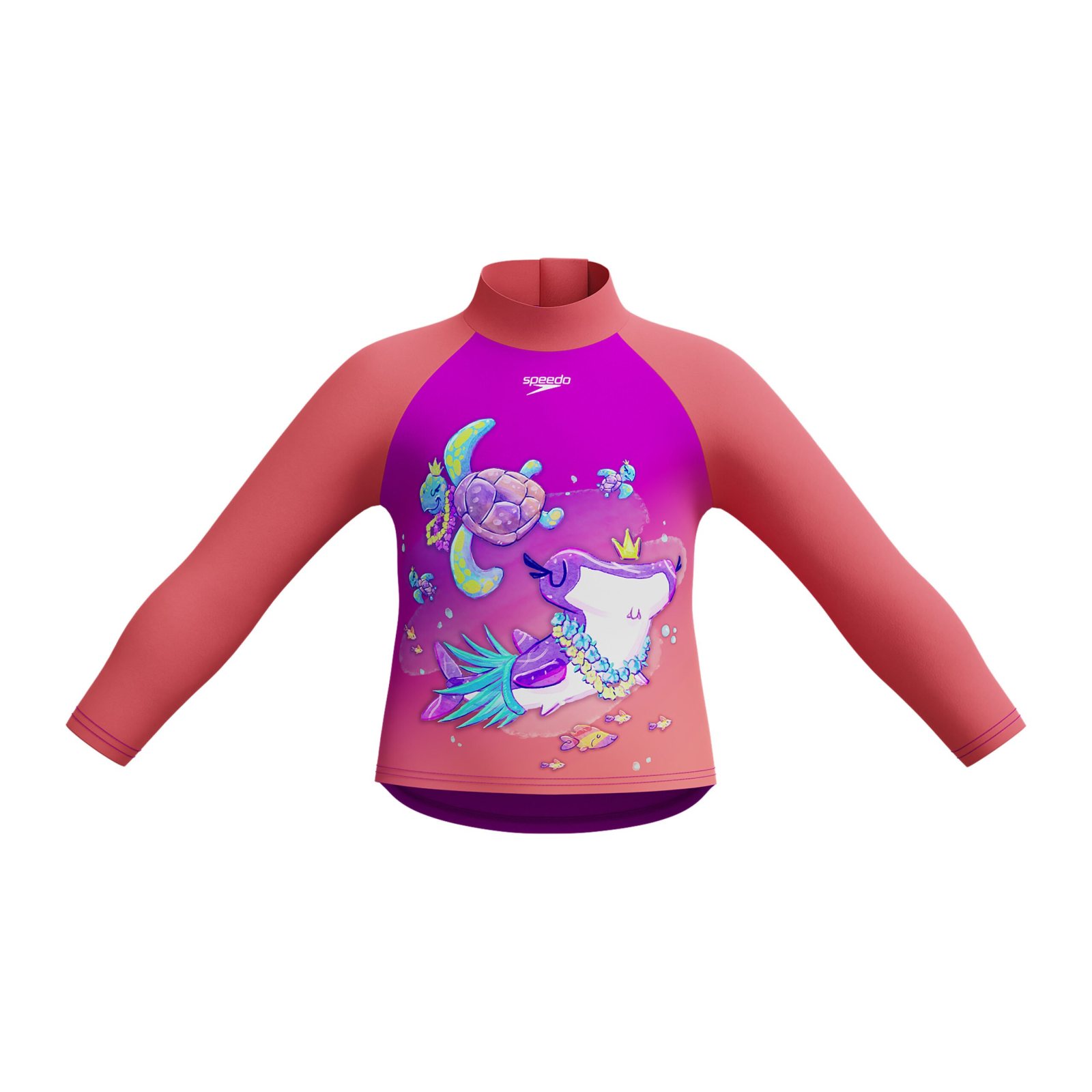 Speedo PT LS Diphem Rash Top IF Purple Günei Koruyucu Üst