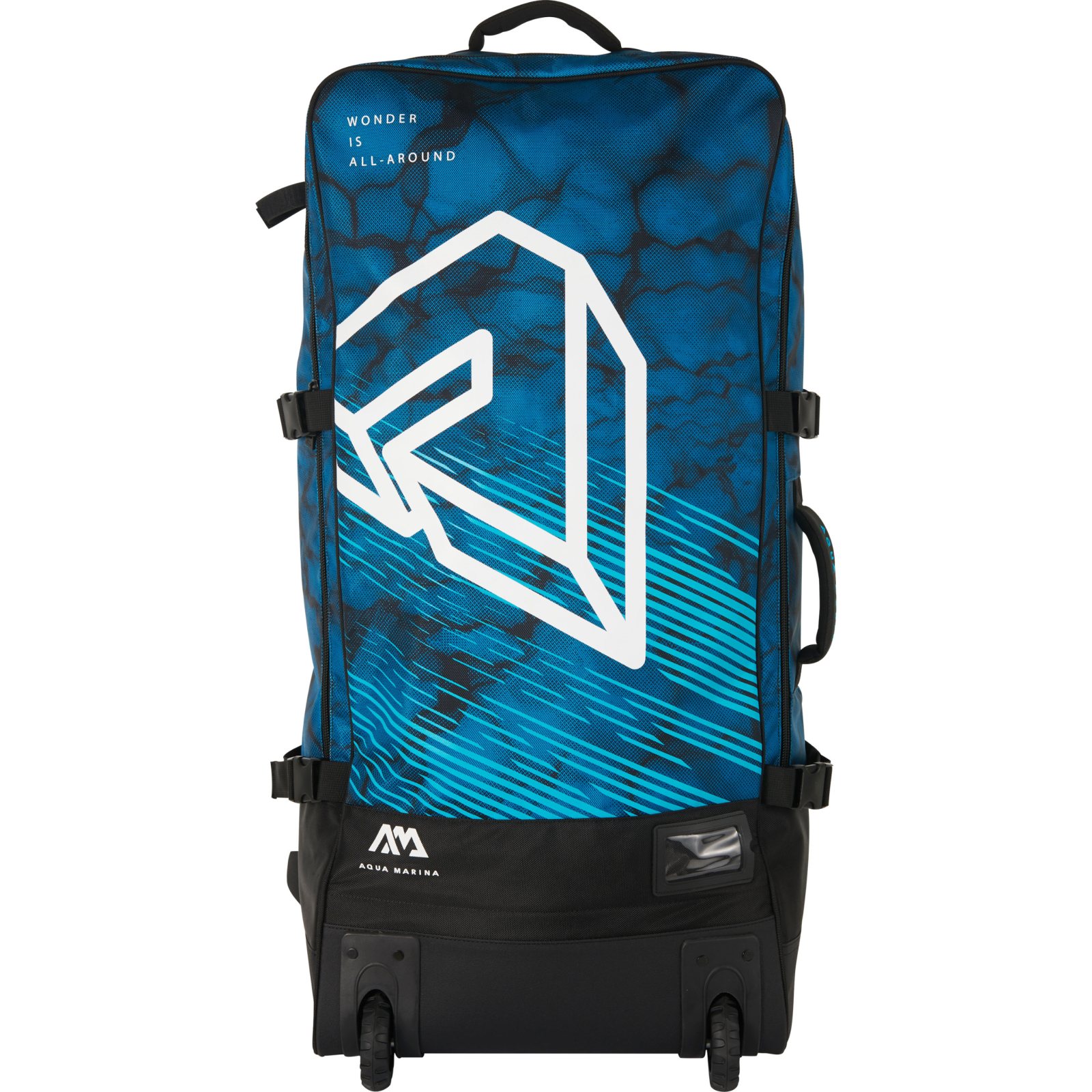 Aquamarina Premium Luggage Bag – (Blue) with Rolling Wheel 132l