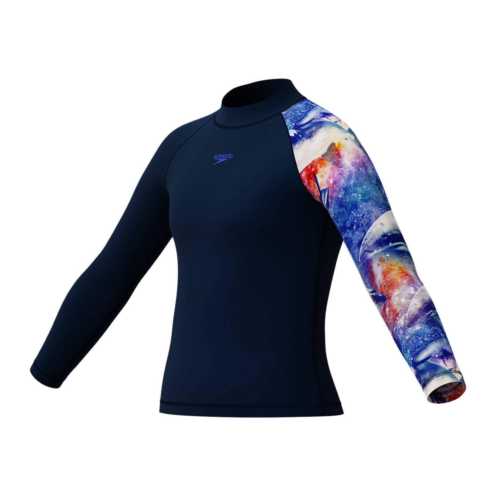 Speedo Prnt LS Rash Top JM Blue Güneş Koruyucu Üst