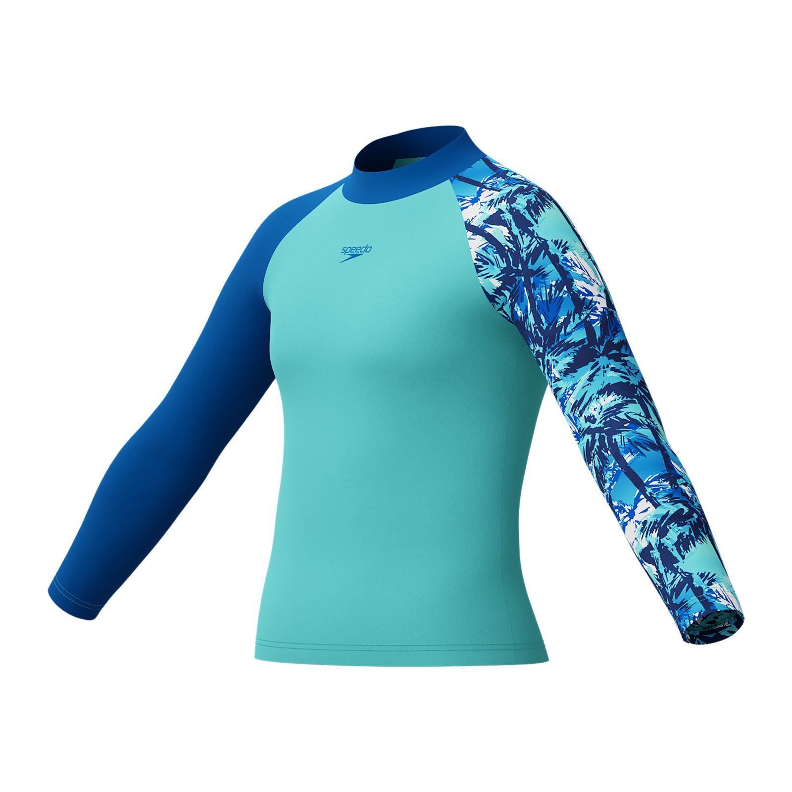 Speedo Prnt LS Rash Top JM Navy Güneş Koruyucu Üst