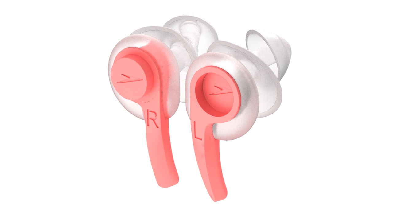 Speedo Biofuse Ear Plug AU Orange/clear Kulak Tikaci
