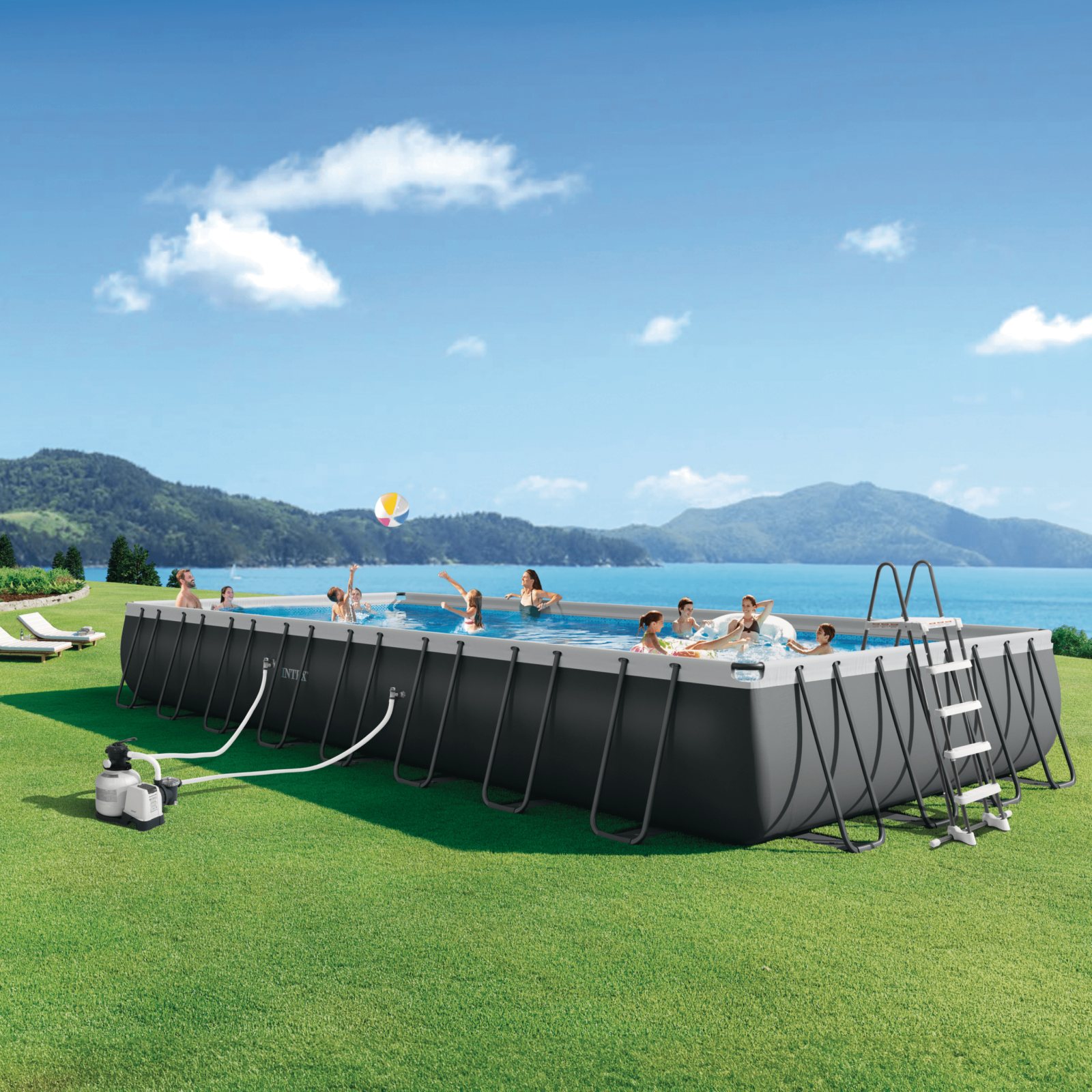 Intex Ultra XTR 9.75 x 4.88 Rectangular Pool 26374