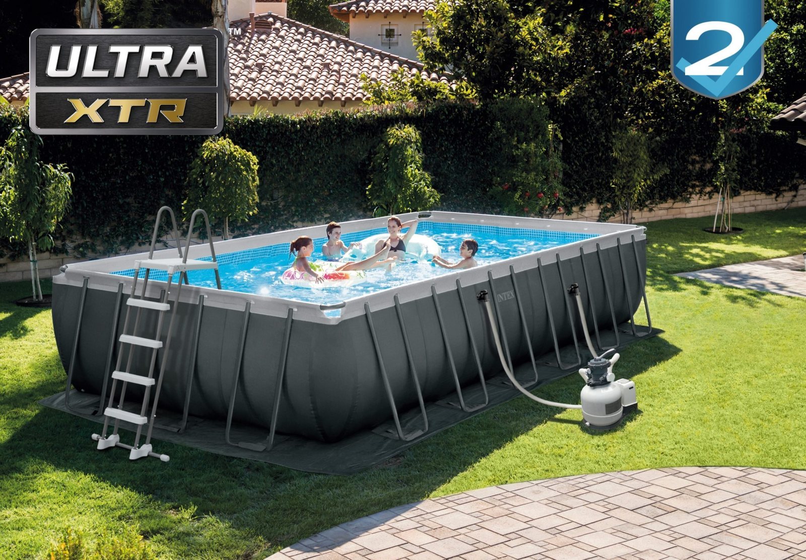 Intex 26364 Ultra XTR 7.32 x 3.66 m Rectangular Pool