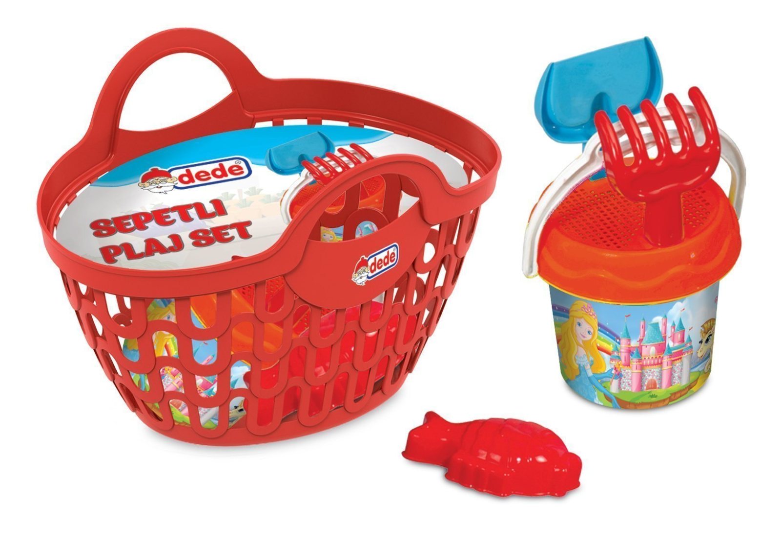 Kova Kürek Set Sepetli