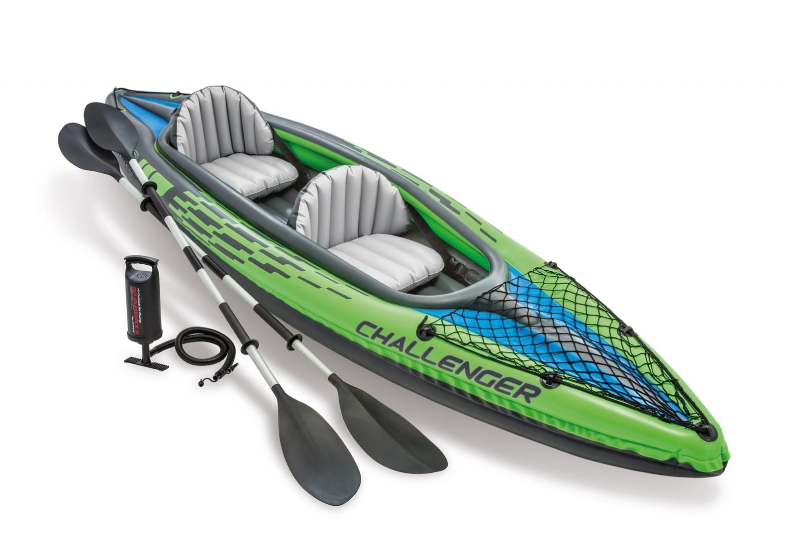 Intex Challenger K2 68306 Şişme Kano – 2 Kişilik (351 × 76 × 38 cm)