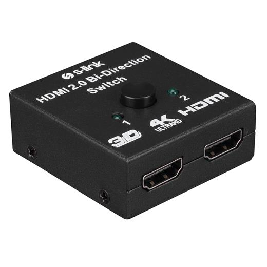 S-Link SL-LU613 2 Port HDMI Çift Yönlü Switch ve Splitter