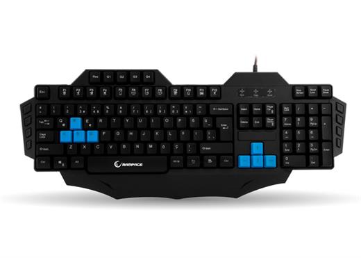 Rampage KB-R01 Siyah USB Makrolu Gaming Q Multimedia Klavye