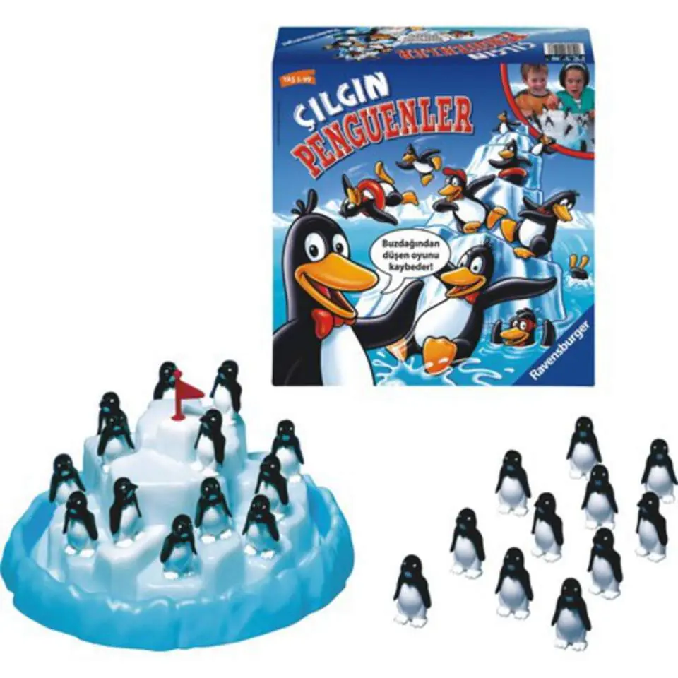 Adore Oyuncak Çılgın Penguenler Çocuk Denge Kutu Oyunu 5-10 Yaş