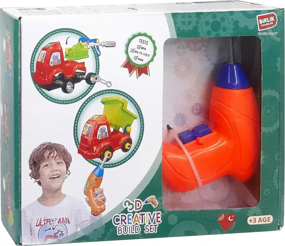 Pilli 3d Matkap Seti Sök Tak Araçlar