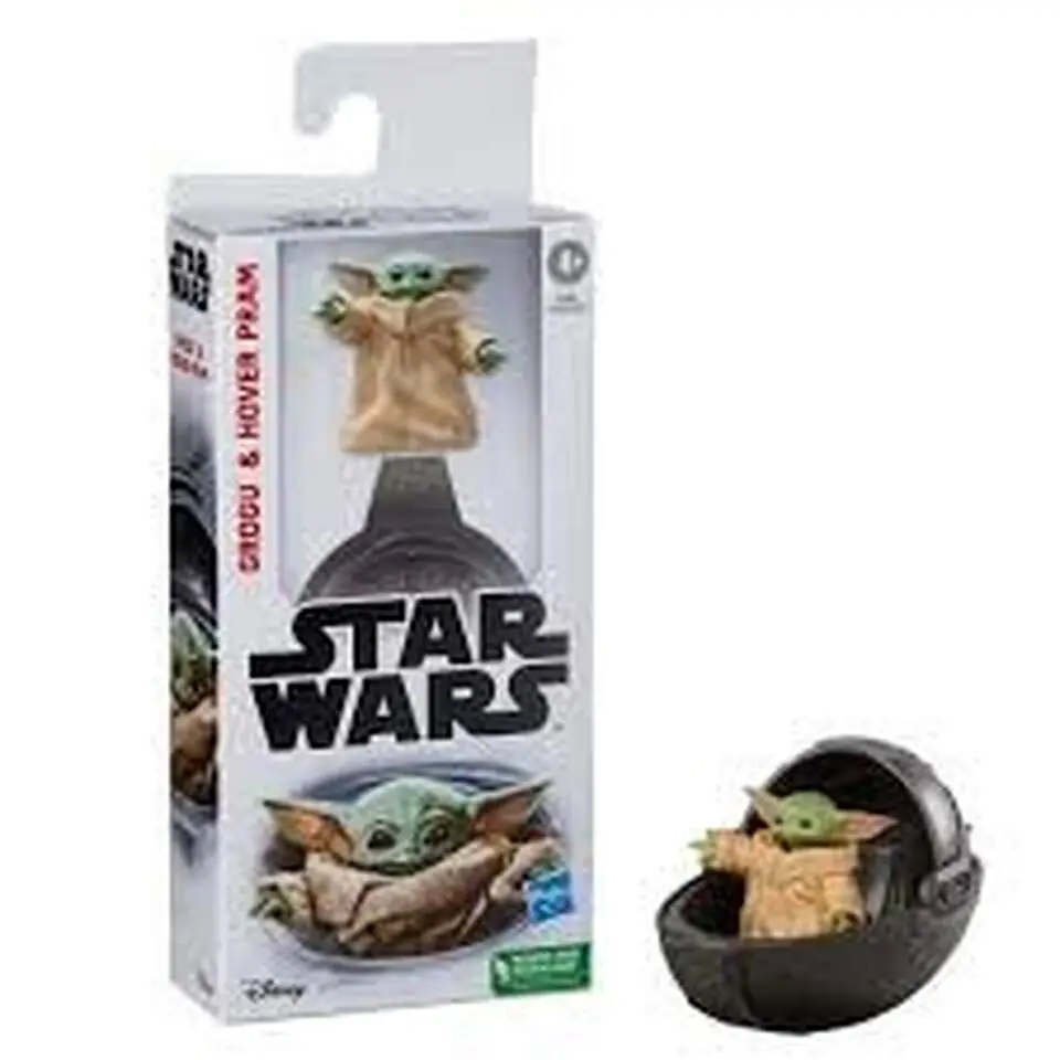 Star Wars Grogu 15 cm Figür ve Uçan Araba Oyuncak Seti