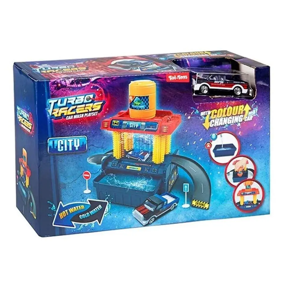 Turbo Racers Car Wash Playset