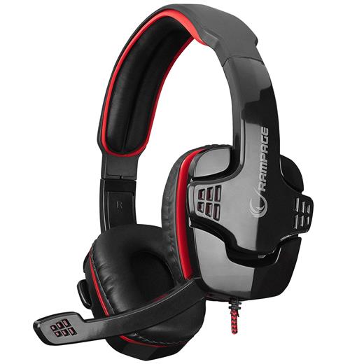 Rampage SN-R9 X-SENSE Siyah/kırmızı Gaming Oyuncu Mikrofonlu Kulaklık