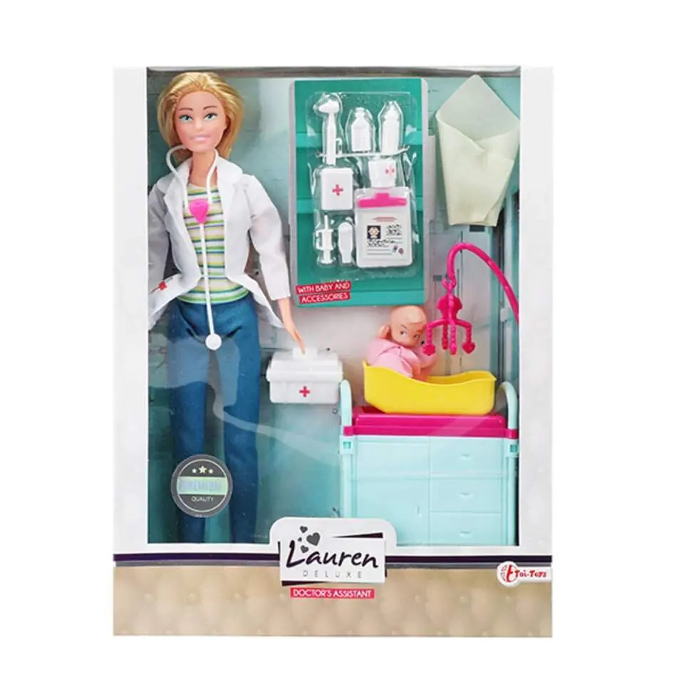 Toi-Toys Lauren Doctor's Assistant Doktor Seti Bebek ve Muayene Aksesuarları