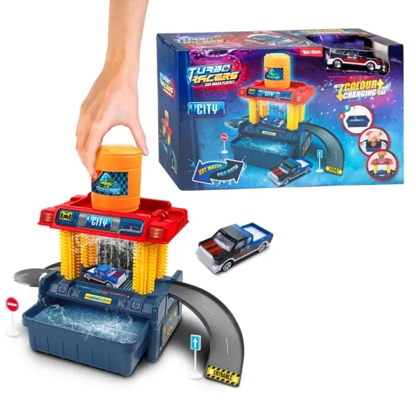 Toi-Toys Turbo Racers Oyuncak Oto Yıkama İstasyonu Seti