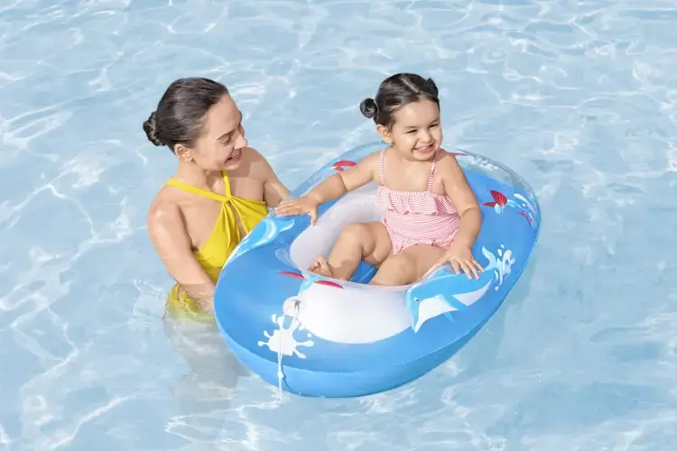 Bestway Çocuk Şişme Botu Floating Friends 102 x 69 cm