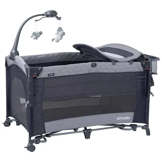 Prego 8067 Armada Anne Yanı Oyun Parkı 70x120 cm Gri