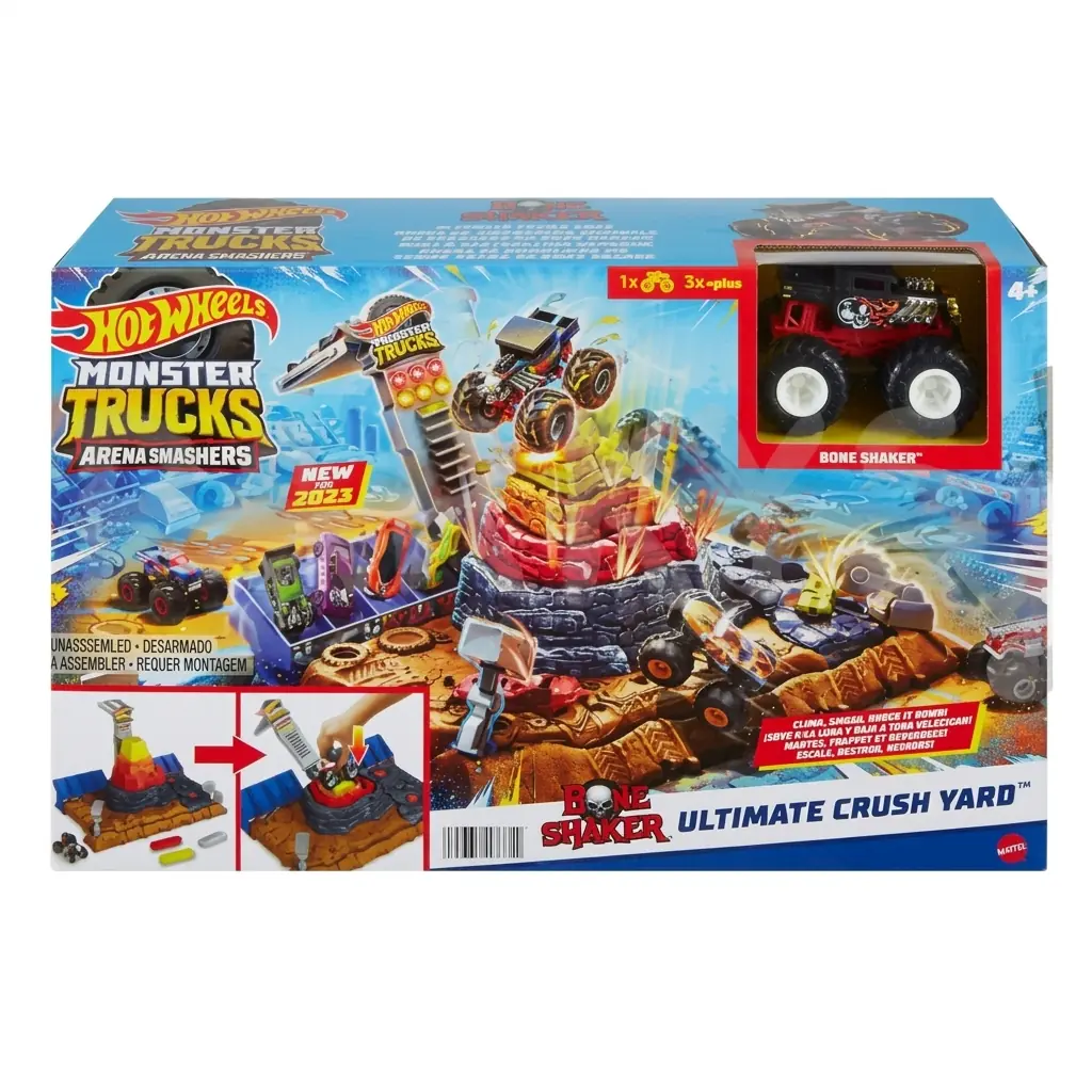 Hotwheels Canavar Kamyonlar Arenası Smashers Kemik Sallayıcı Arenası Ezme Alanı