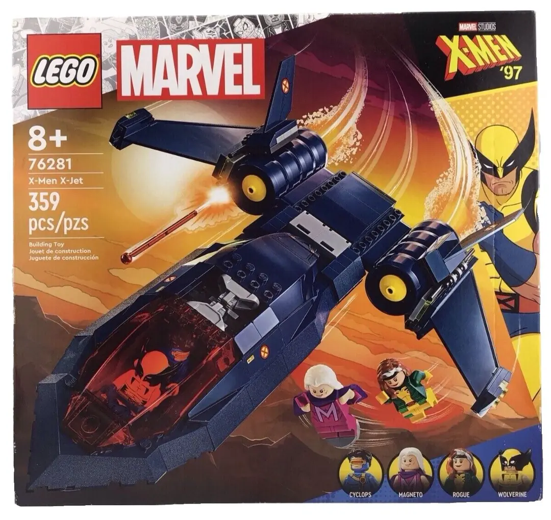 LEGO Marvel X-Men X-Jet Yapım Seti 359 Parça