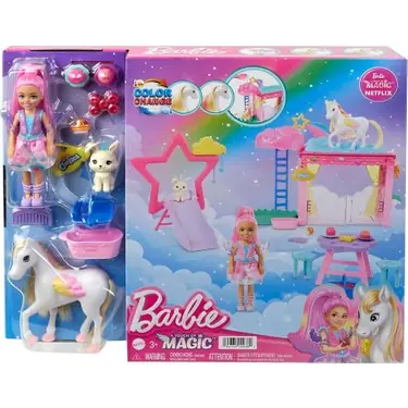 Barbie A Touch Of Magic Chelsea ve Pegasus Oyun Seti