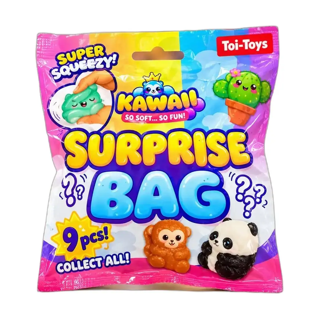 So Kawaii Sürpriz Paket Squishy Hayvanlar – 2 Adet, 9 Farklı Model