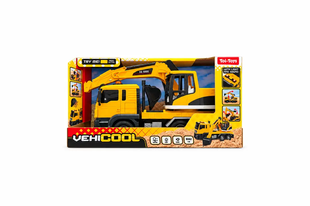 VEHICOOL Sürtmeli Ekskavatör – Işıklı ve Sesli