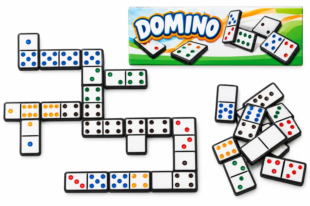Sayı ve Renk ile Oynanan Domino Oyunu