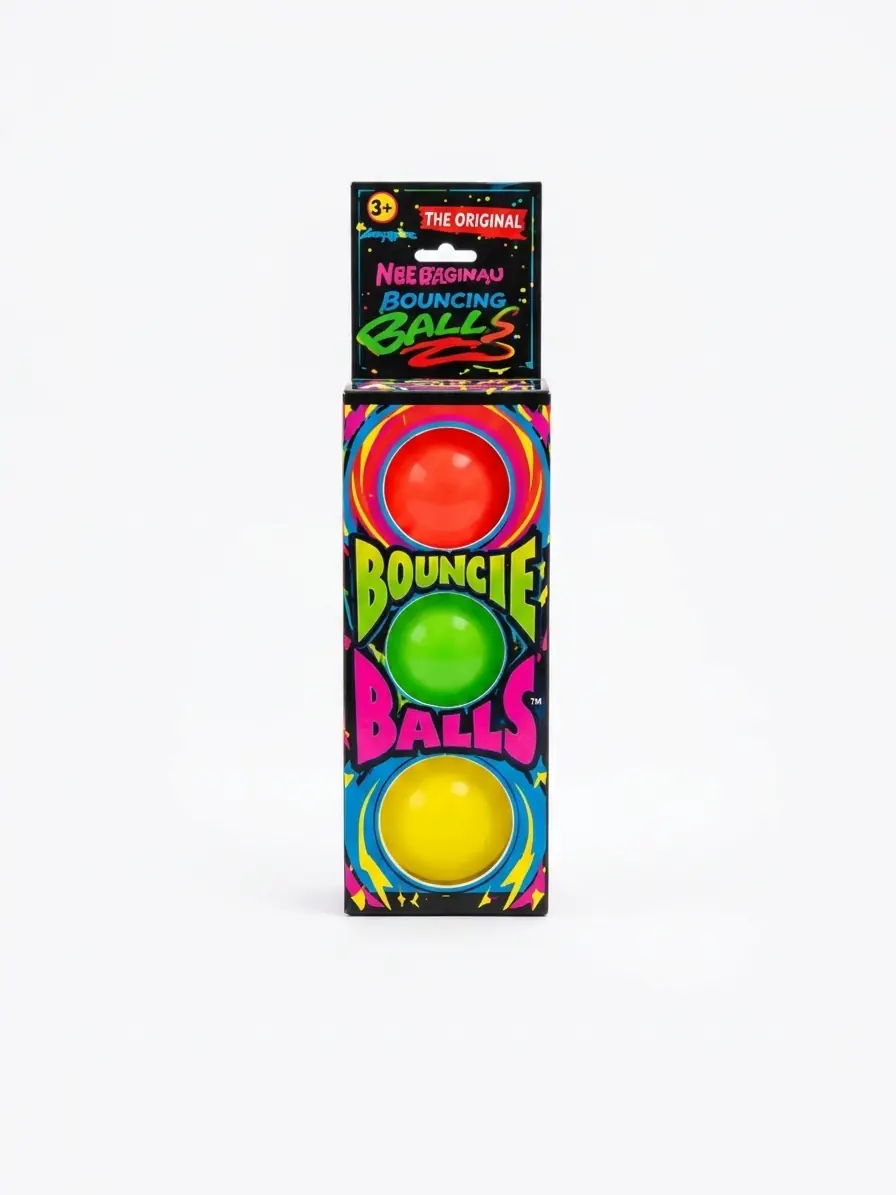 Toi-Toys Bouncing Balls 3’lü Neon Zıplayan Top Seti