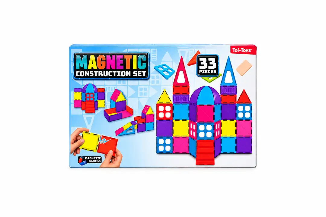 Toi-Toys 33 Parça Manyetik Yapı Blokları Oyun Seti