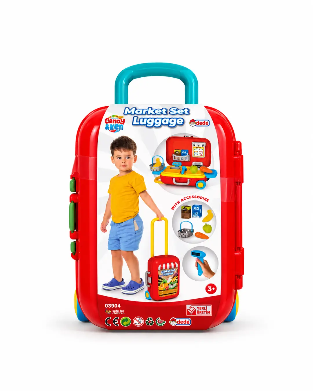 Dede Candy & Ken Market Setli Oyuncak Çekçek Bavul