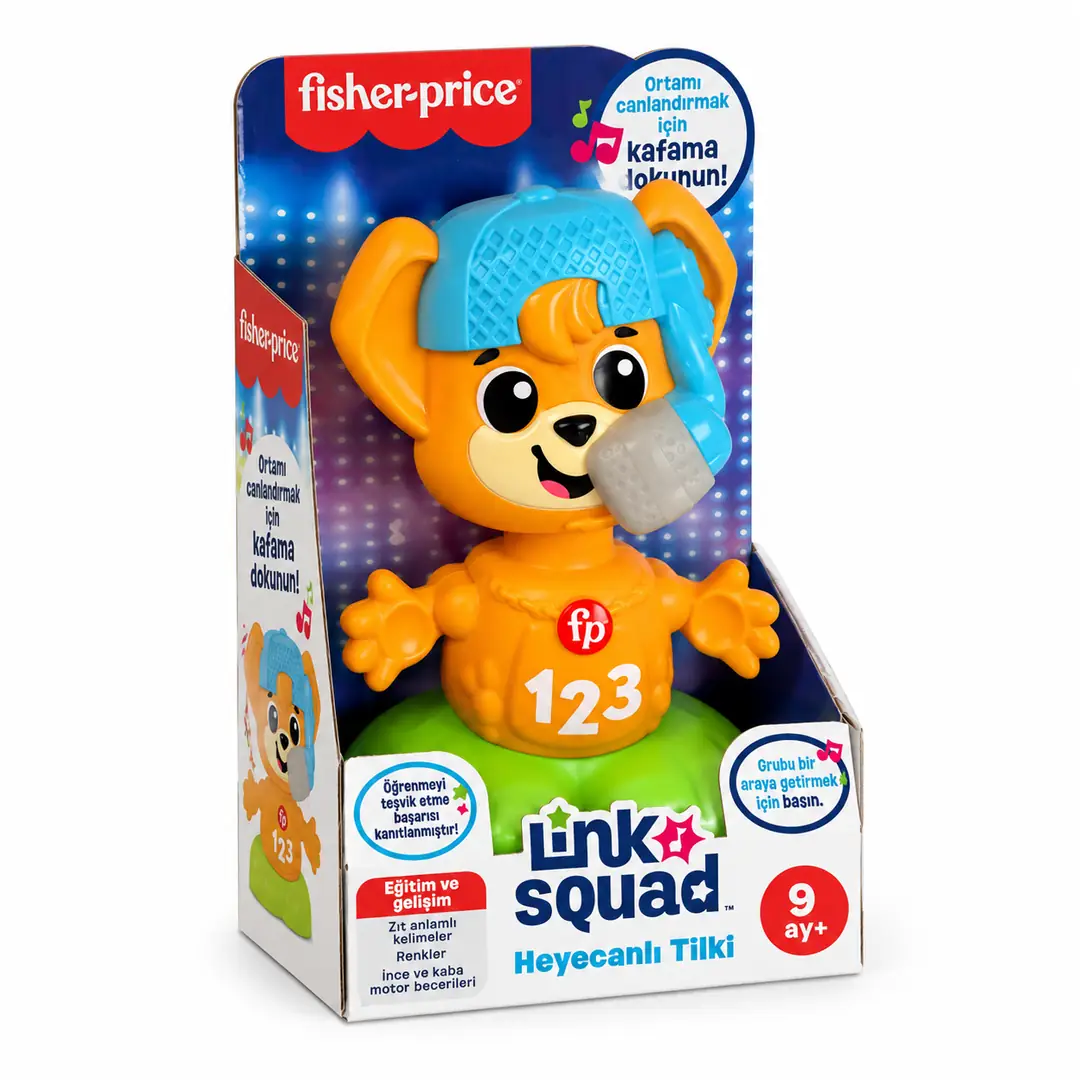 Fisher-Price Heyecanlı Tilki – Işıklı ve Sesli Eğitici Bebek Oyuncağı